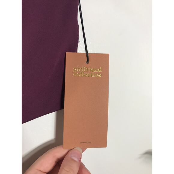 New Girlfriend Collective Women's Bianca Athletic One Shoulder Sports Bra Gym - Picture 5 of 9